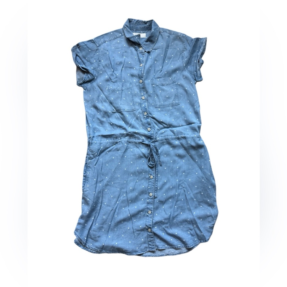 Thread & supple Blue Shirt Dress